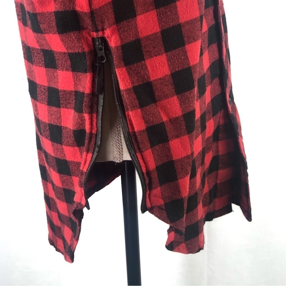 American Stitch Red and Black Flannel Shirt size M - Picture 6 of 13